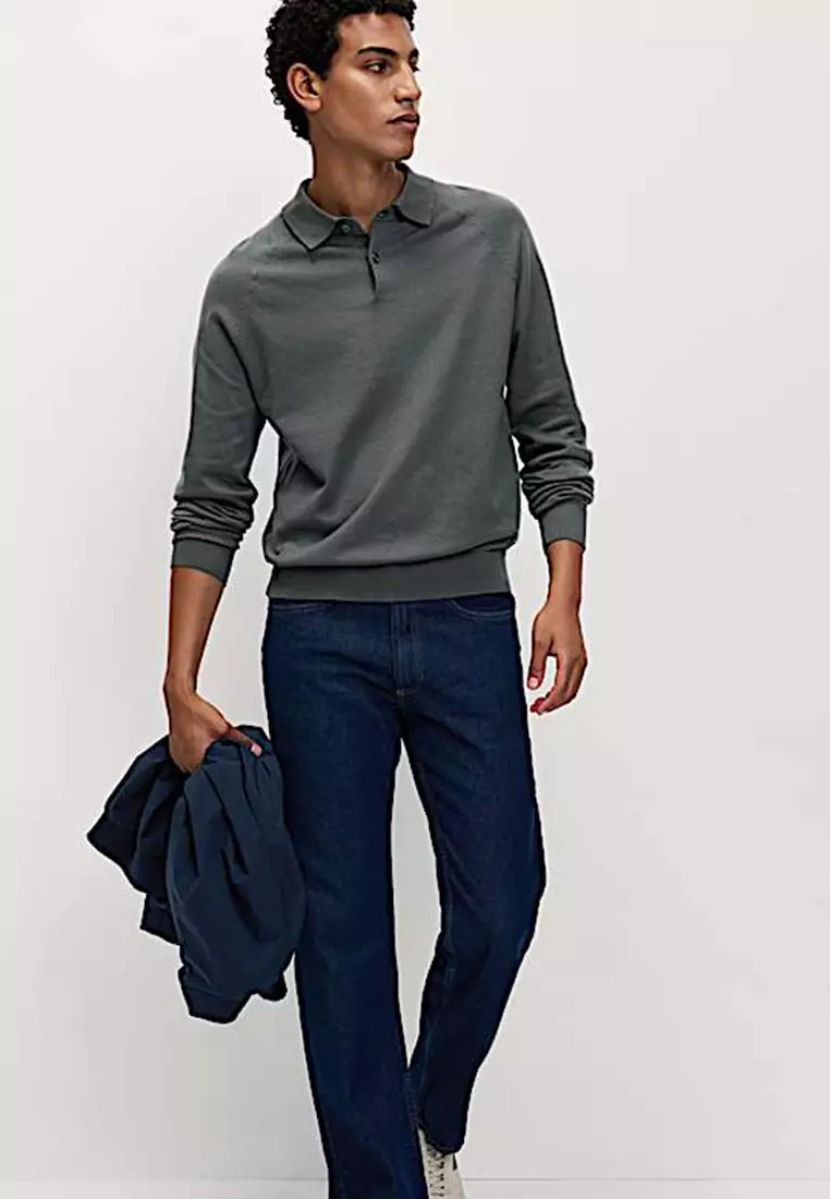 Cotton Rich Knitted Polo Shirt