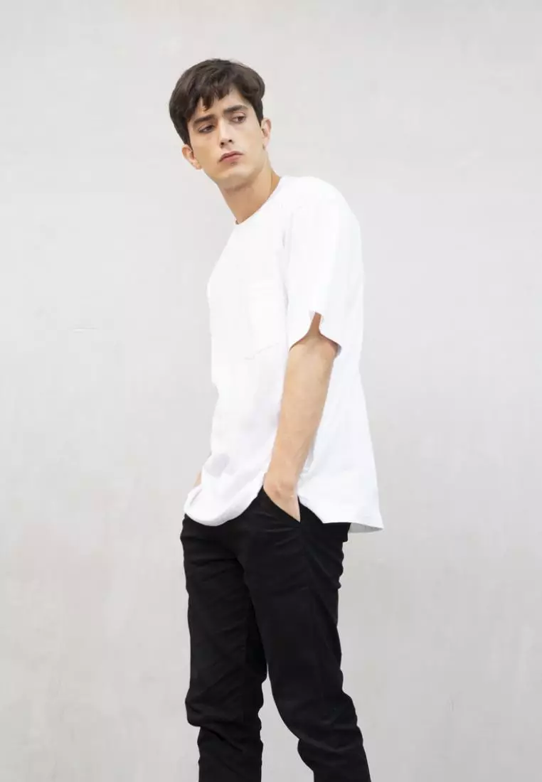 kaos oversized pria PUTIH polos wanita oversize shirt