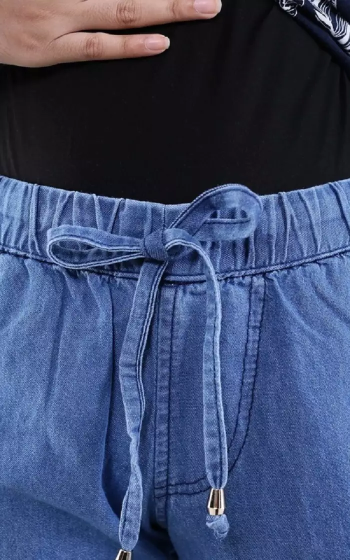 Denim Daily Pants - Biru Muda