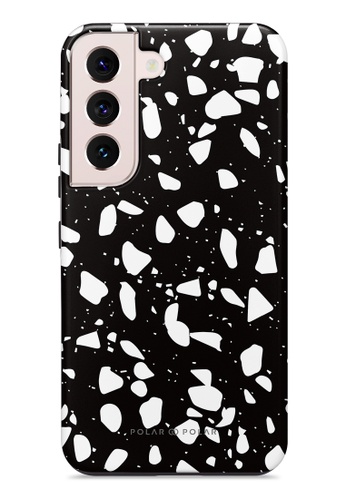 Polar Polar black Black Rocky Road Terrazzo Samsung Galaxy S22 5G Dual-Layer Protective Phone Case (Glossy) 7C6E8AC186C3E0GS_1