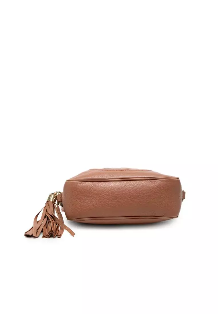 Pre-Loved Gucci Calfskin Soho Disco Crossbody