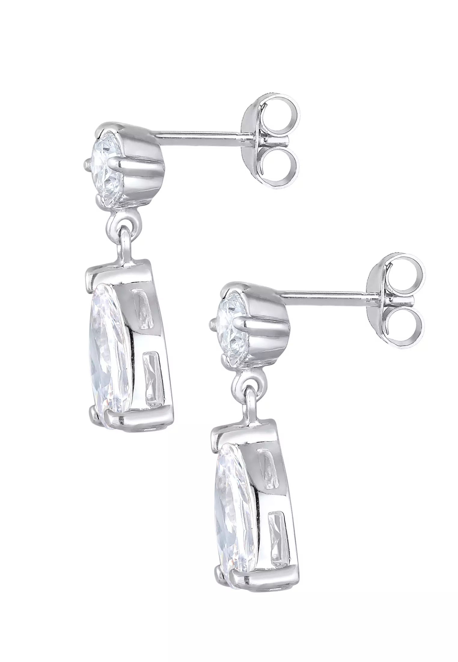 Earrings Ear Hanger Drop Elegant Zirconia