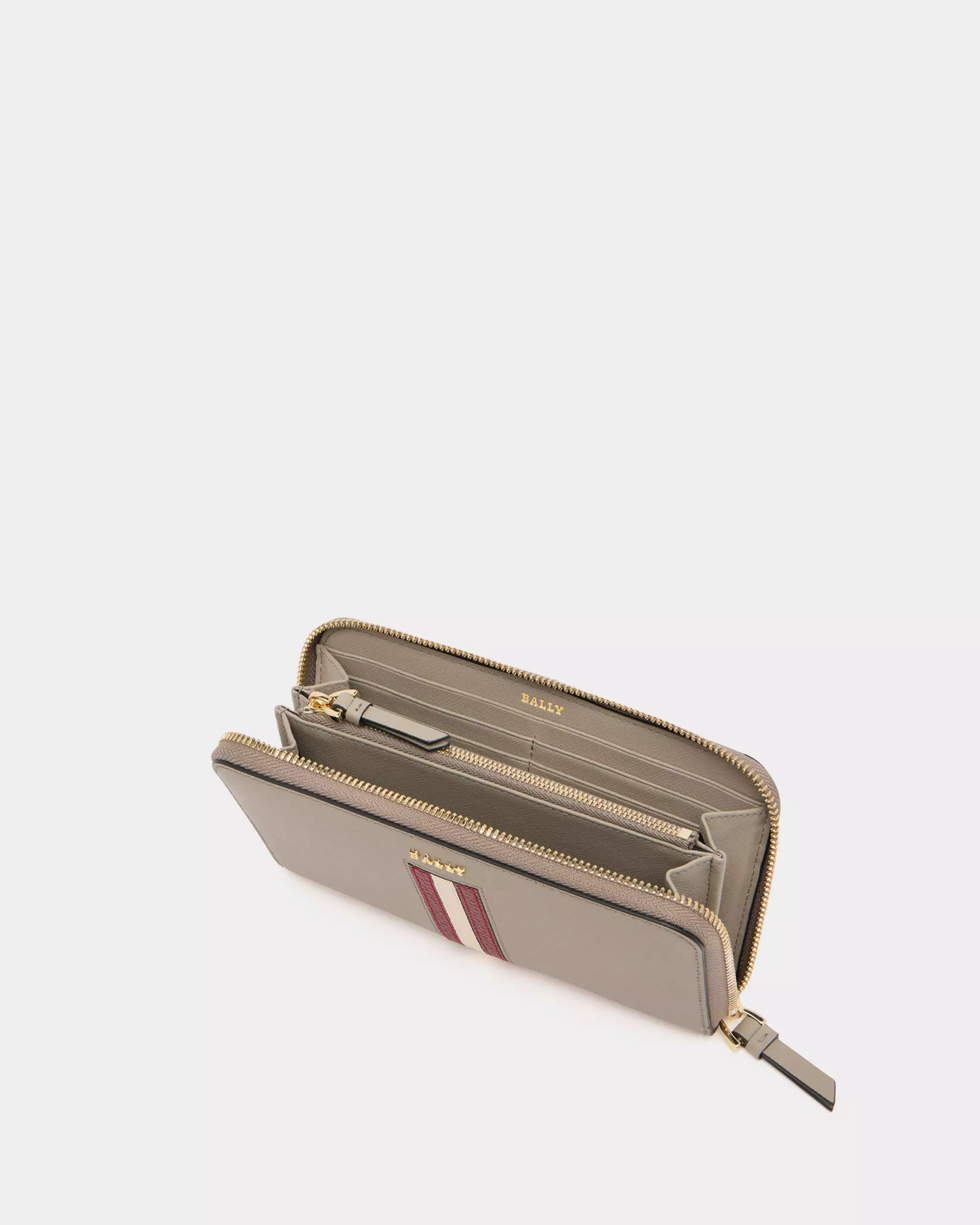 Sorissa Wallet in Leather - Wheat Grey