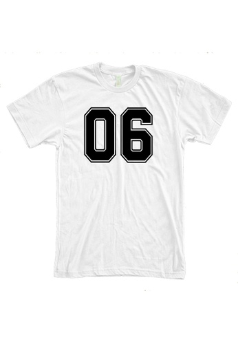 MRL Prints white Number Shirt 06 T-Shirt Customized Jersey 68E28AA03F6BF0GS_1