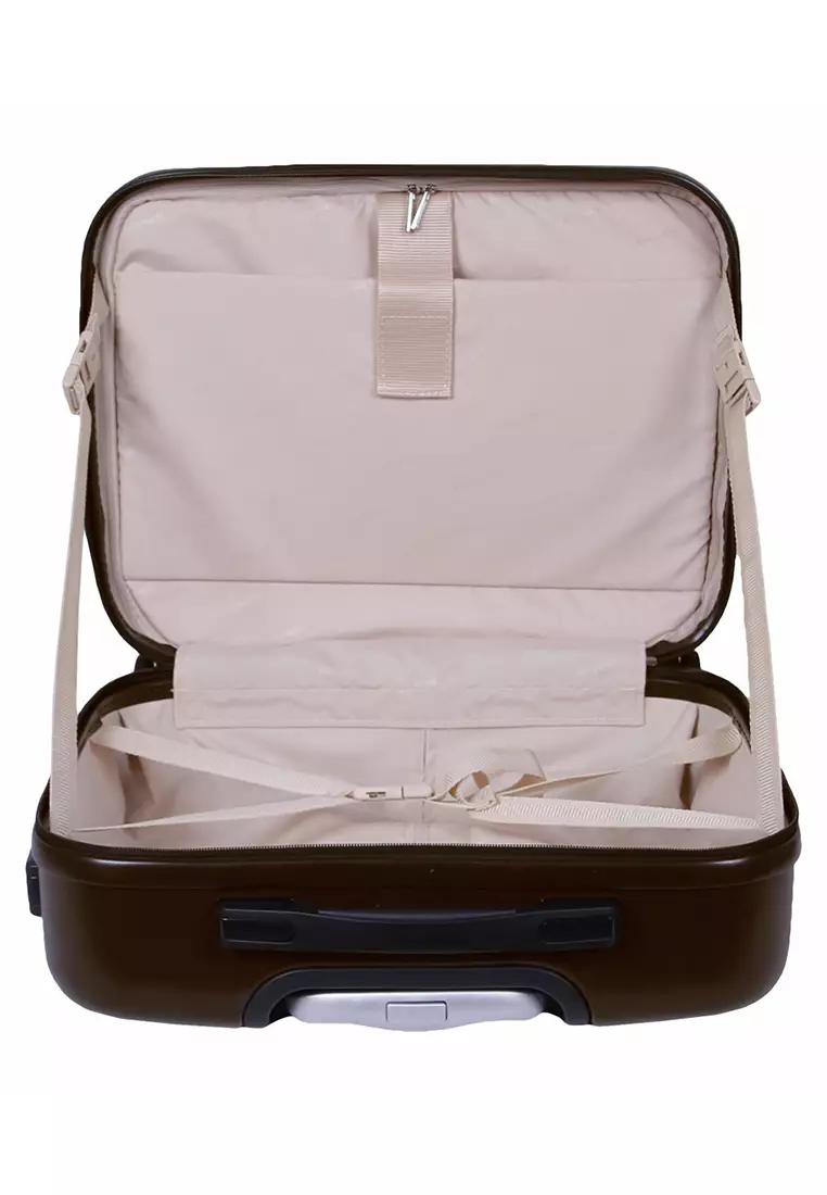 President Cabin Bag Trolley C015 - 18 inch Brown