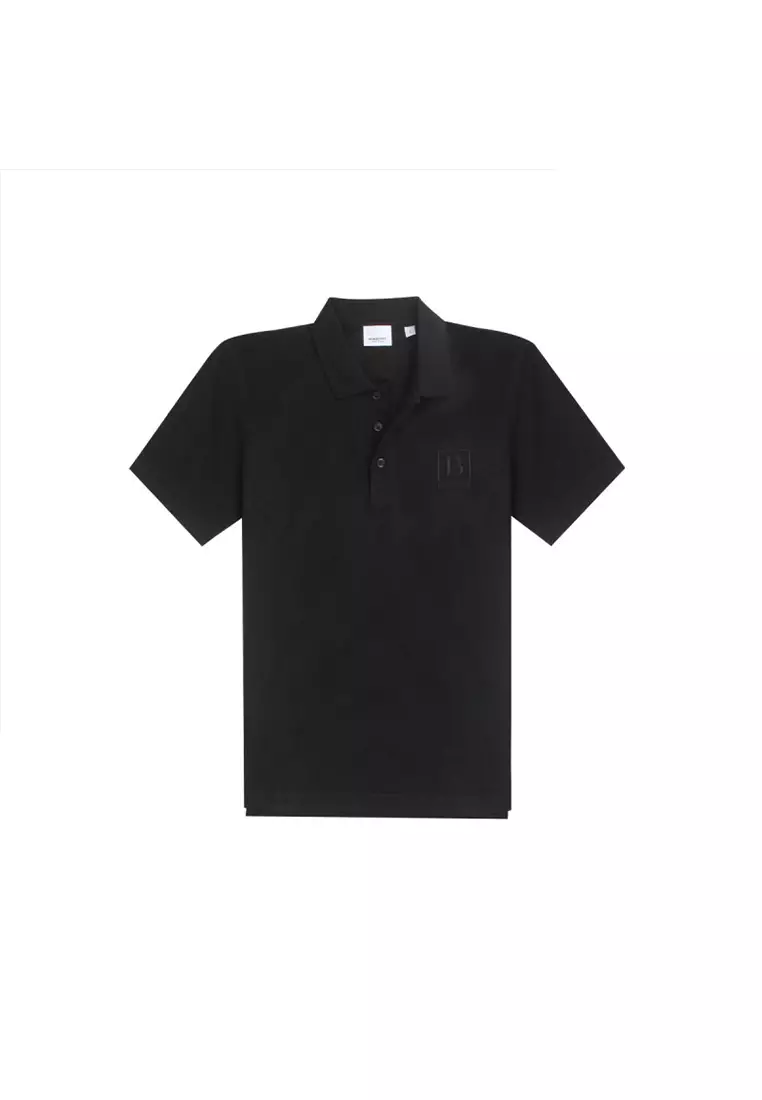 Buy BURBERRY Burberry cotton with spandex men's logo printed straight tube short  sleeve polo shirt 80530221002 2023 Online ZALORA Philippines