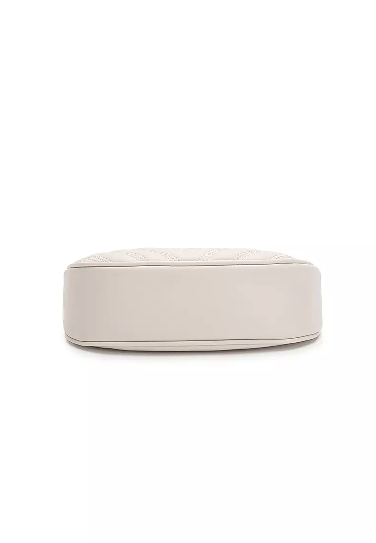 Women's Top Handle Bag / Sling Bag / Crossbody Bag / Shoulder Bag (Tas Tangan Wanita / Tas Selempang Wanita / Tas Bahu Wanita) - Krem