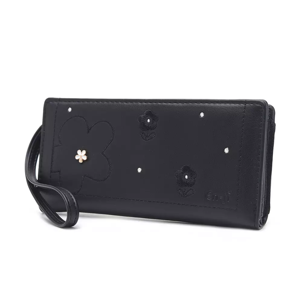 Jual Enji Enji Jima Wallet Black Original 2024 ZALORA Indonesia