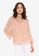 French Connection pink Aziza Lace Long Sleeves Blouse 1976EAAD264410GS_1