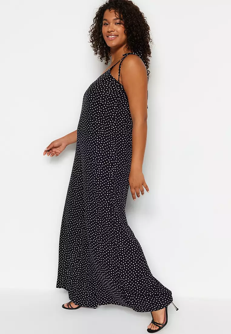 Plus Size Floral Pattern Jumpsuit