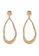 A-Excellence gold Open Statement Earrings in Round Shape 598D6ACC6E5C85GS_1