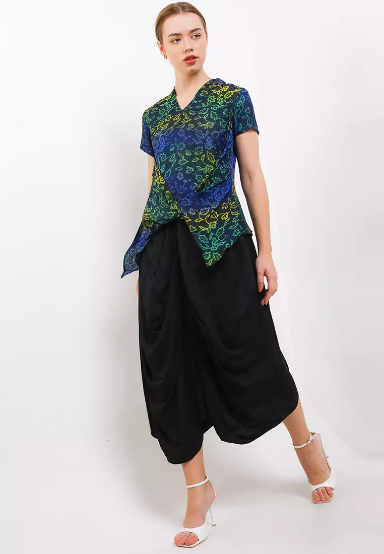 Pants Elastic Asymmetric C&S