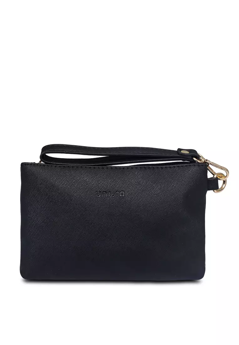 Buy Unisa Saffiano Sling Bag With Wristlet Online | ZALORA Malaysia