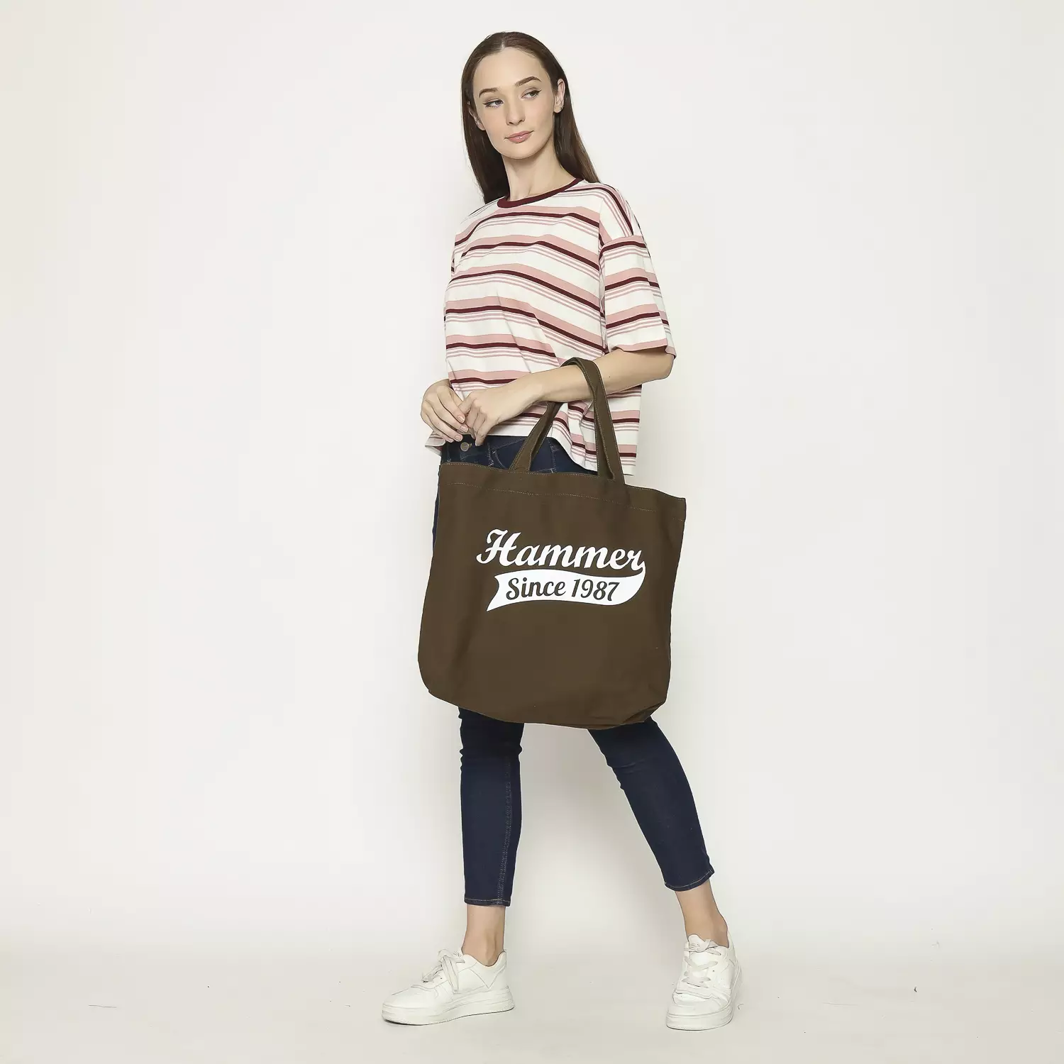 Hammer Bag Grapich JHTB002 | Tas Grapich Cream Hijau Tua