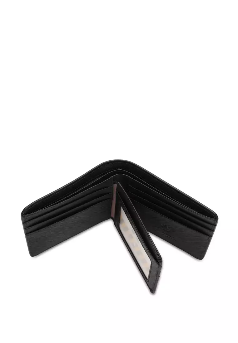 Men's Genuine Leather RFID Blocking Bi Fold Wallet