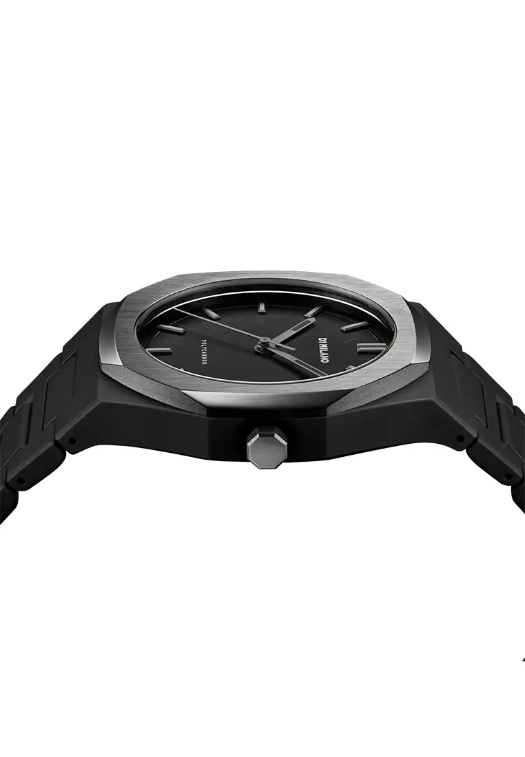 Space Grey Polycarbon Bracelet Watch, 40.5 mm