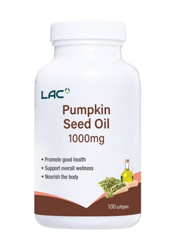 LAC LAC Pumpkin Seed Oil 1000mg (100 Softgels) AB22EES5DB42ABGS_1