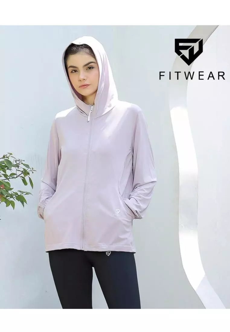Fitwear - Jaket Olahraga Wanita DRYFIT OVERSIZE SUZY LASER CUT ANTI UV - TARO