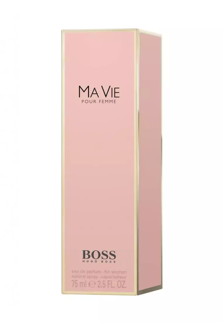 BOSS Ma Vie Eau De Parfum For Women 75ml - Cactus Flower, Pink Floral Bouquet, Cedarwood - Floral EDP Perfume