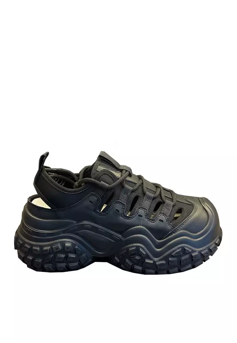 Discount on Twenty Eight Shoes  shoes - SKU: VANSA Fashionable Hollow Lace Up Platform Sandals VSW-S-KLA415