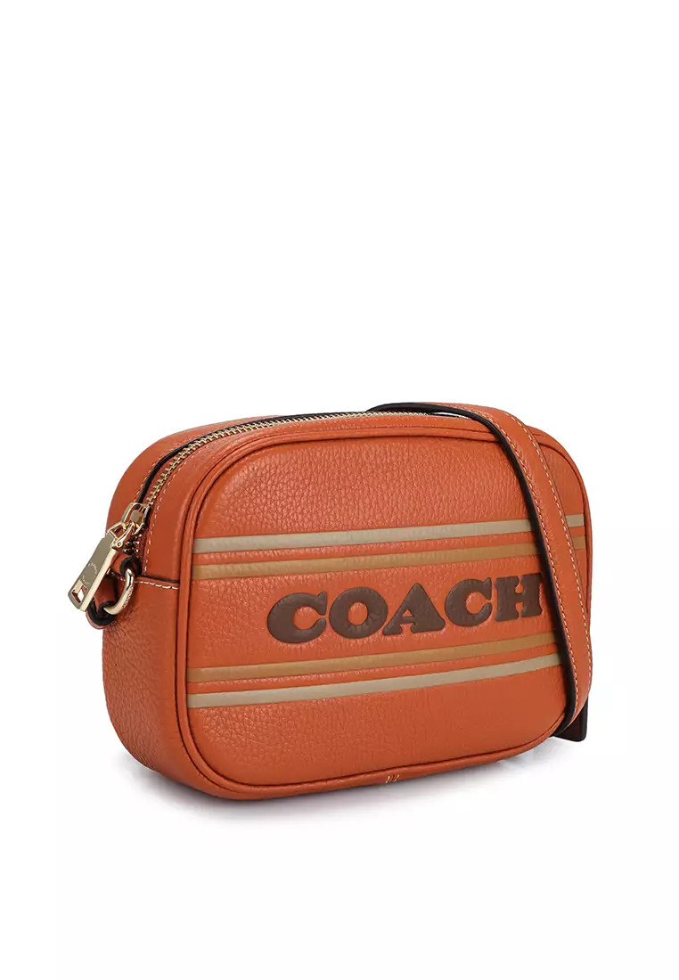 Mini Jamie Camera Bag with Coach Stripe nt
