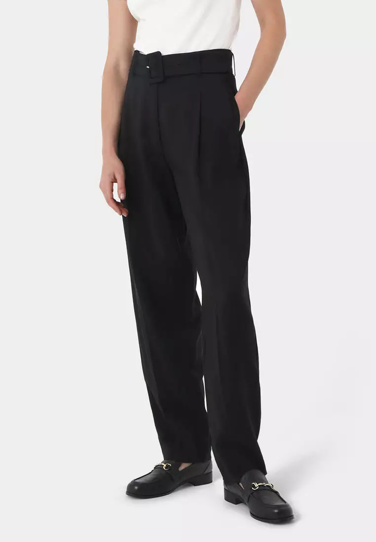 Hazel Belted Tapered Pant