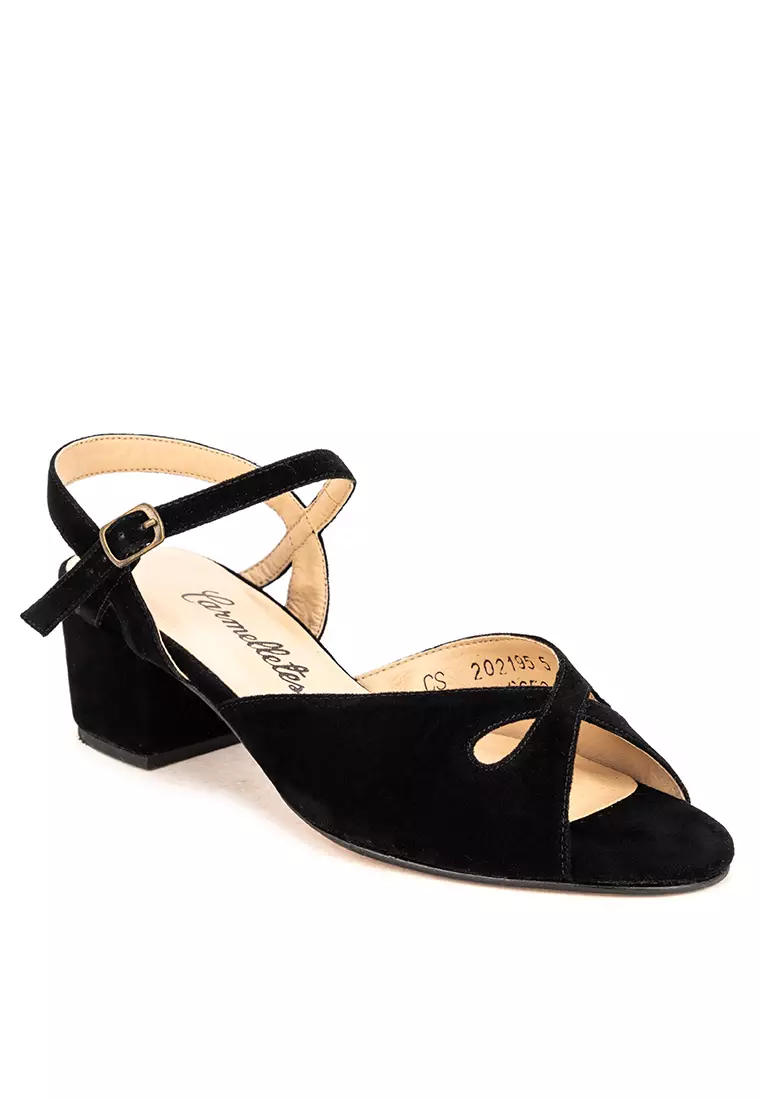 Block Heels Ankle Strap Sandals