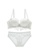 W.Excellence white Premium White Lace Lingerie Set (Bra and Underwear) B4A69US52A6255GS_1