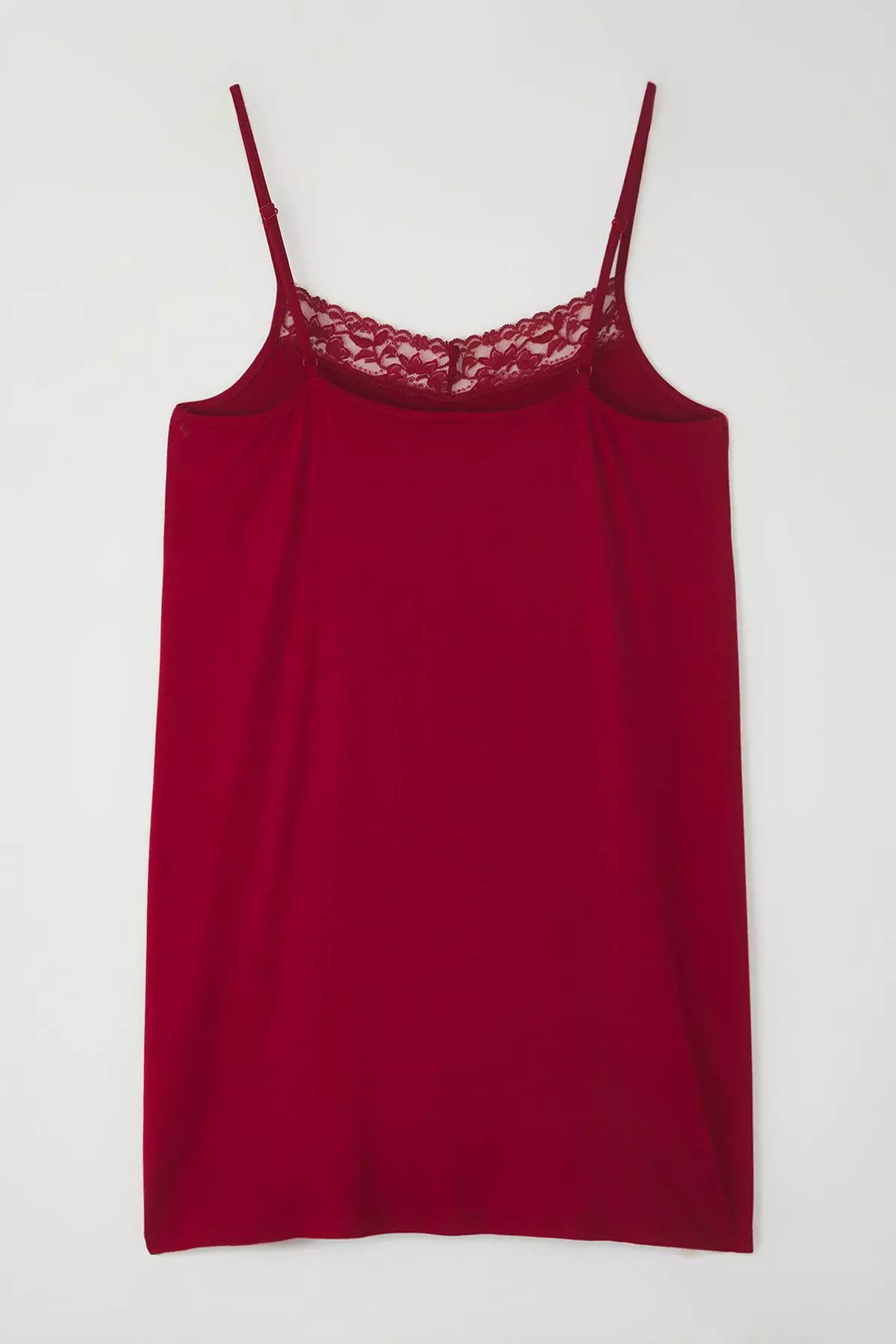 V Neck Lace Knitted Mini Nightgown