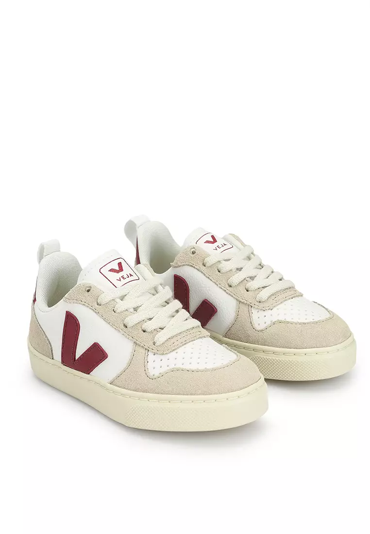 Buy Veja Small V-10 Chromefree Leather Sneakers 2024 Online | ZALORA ...