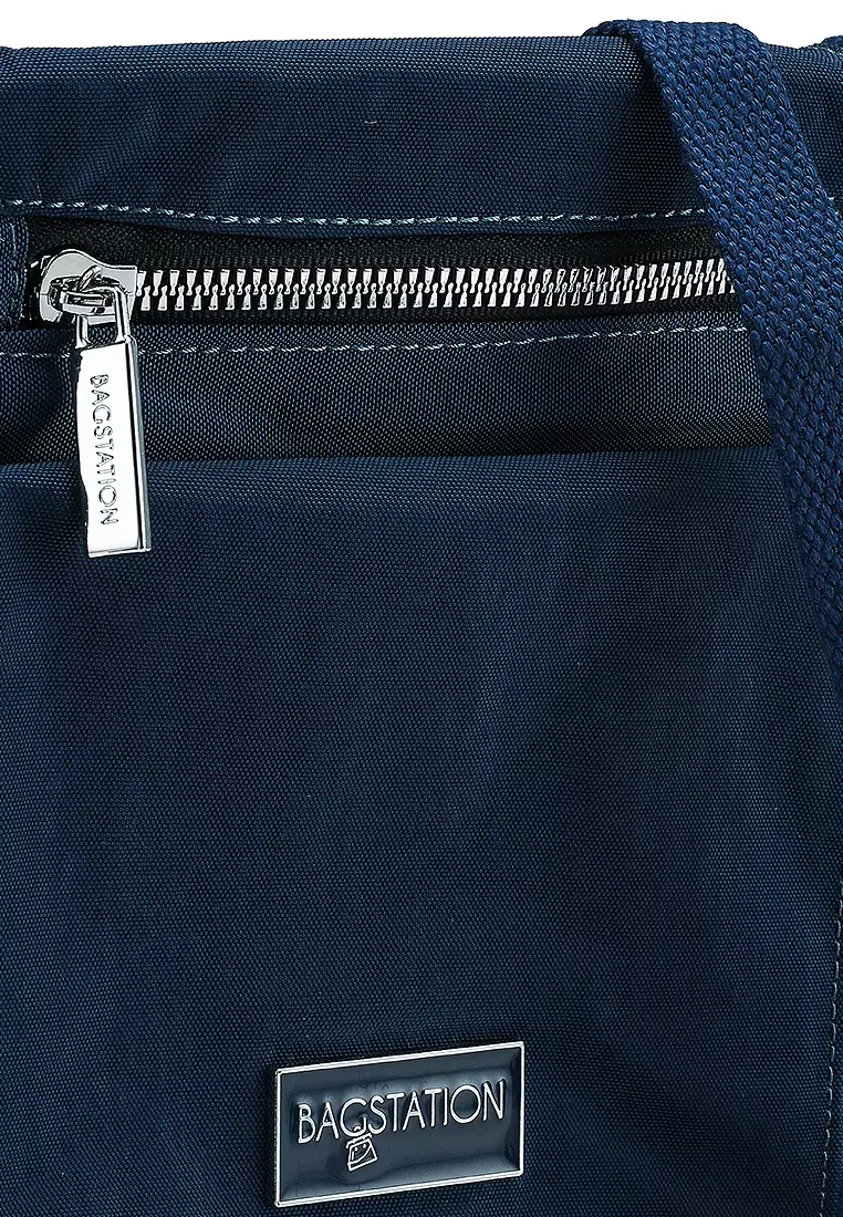 Metallic Series Crinkle Nylon Sling Pouch