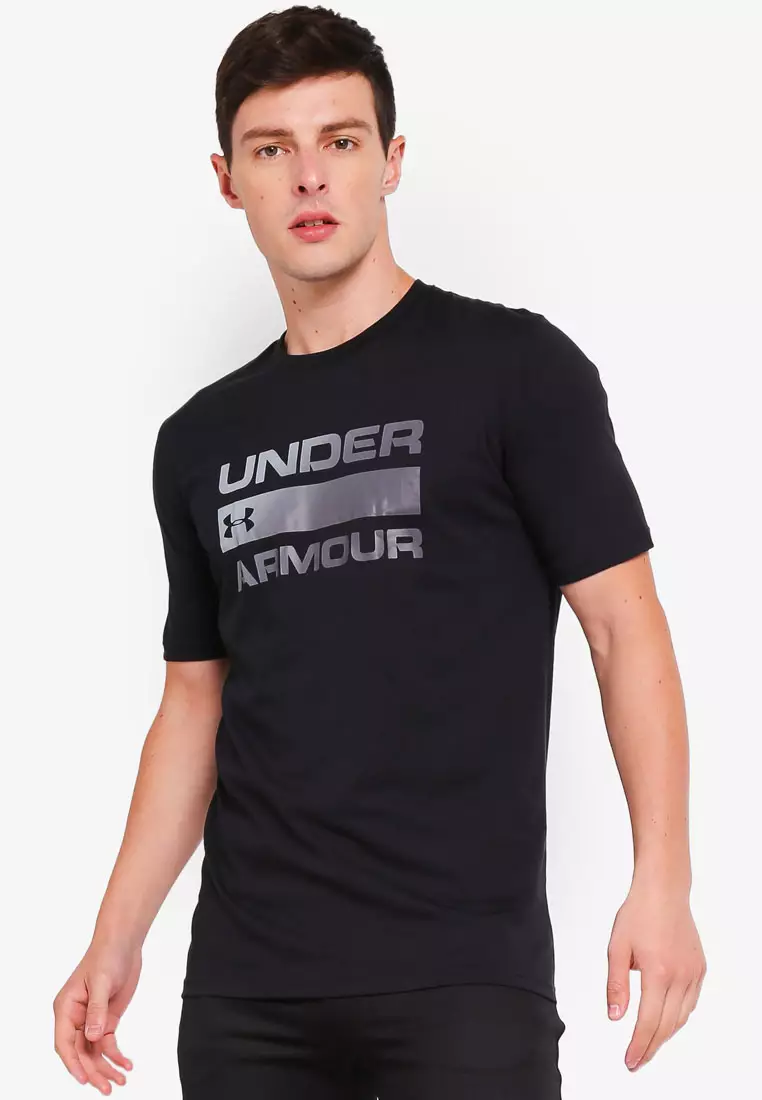 Buy Under Armour UA Team Issue Wordmark Short Sleeve Tee in Black/Rhino  Gray 2024 Online