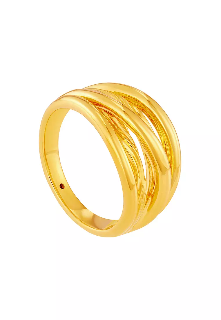 HABIB 999/24K Yellow Gold Ring 9GR00860425