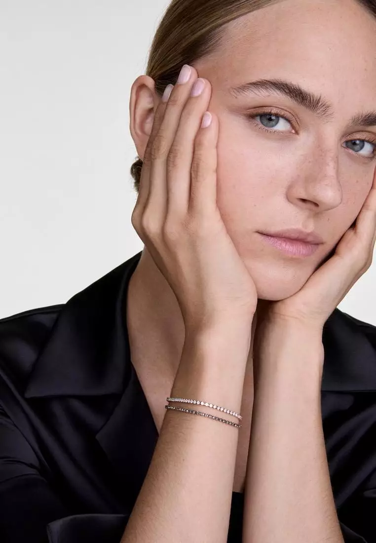 Classic Tennis Bracelet Nightfall Rose Gold - Unisex Bracelet for women and men stainless steel Bracelet DW Official Authentic Original gelang tangan perempuan lelaki DW