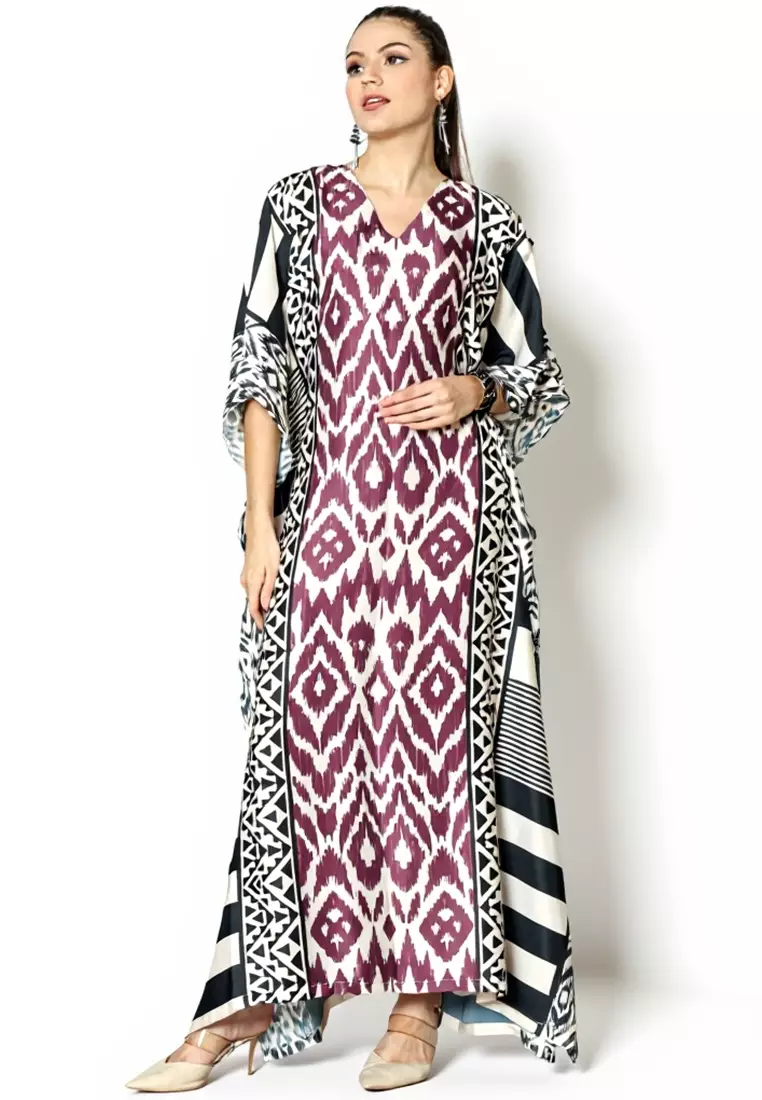 Kanzi Exclusive Short Sleeve Classic Kaftan