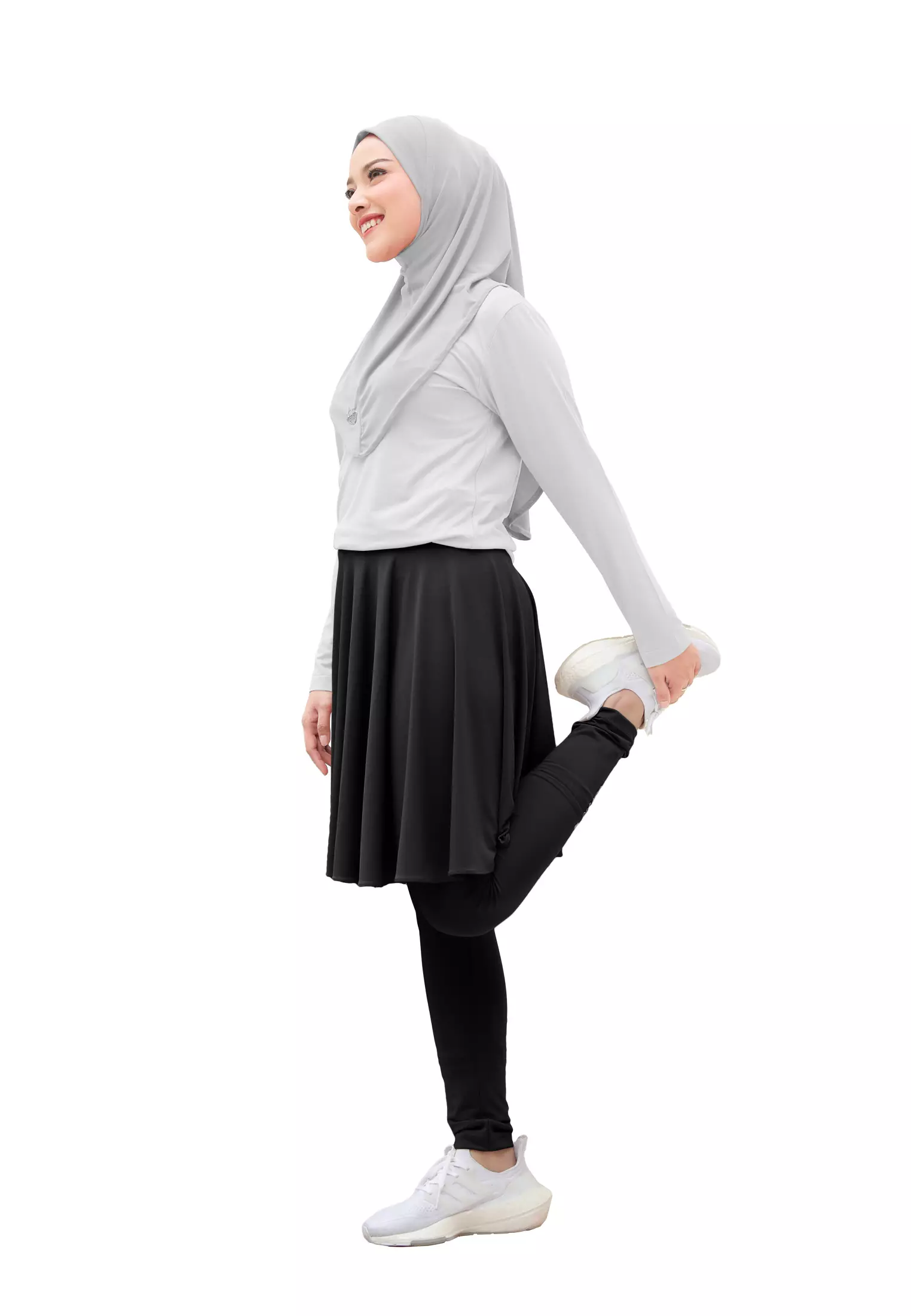 Zelena - Chahra Leggings Skirt | Celana Olahraga Legging Rok Wanita - XL