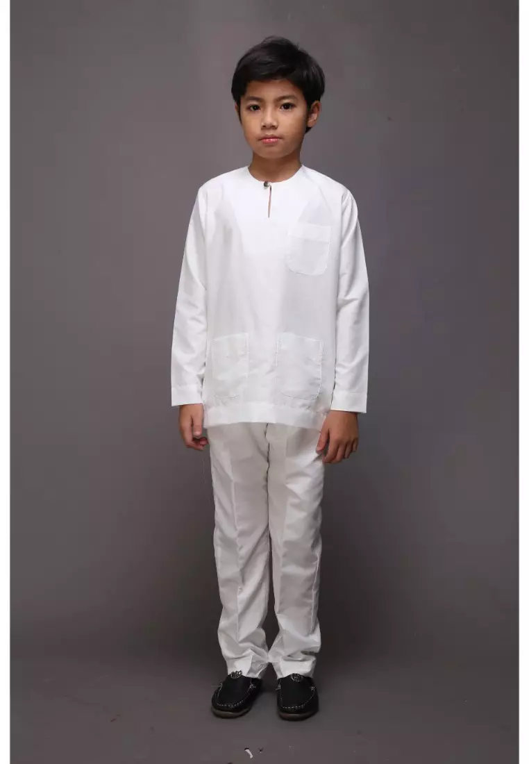 Baju Melayu Moden Teluk Belanga For Kids