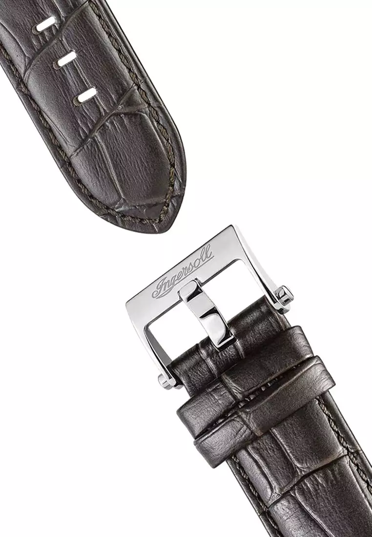 Ingersoll Michigan Brown Leather Analog Automatic Watch For Men INI01108