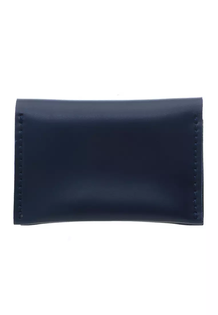 Zackly Wallet Card Holder Many Slot Handmade Material Genuine Leather 028 ORIGINAL - Blue