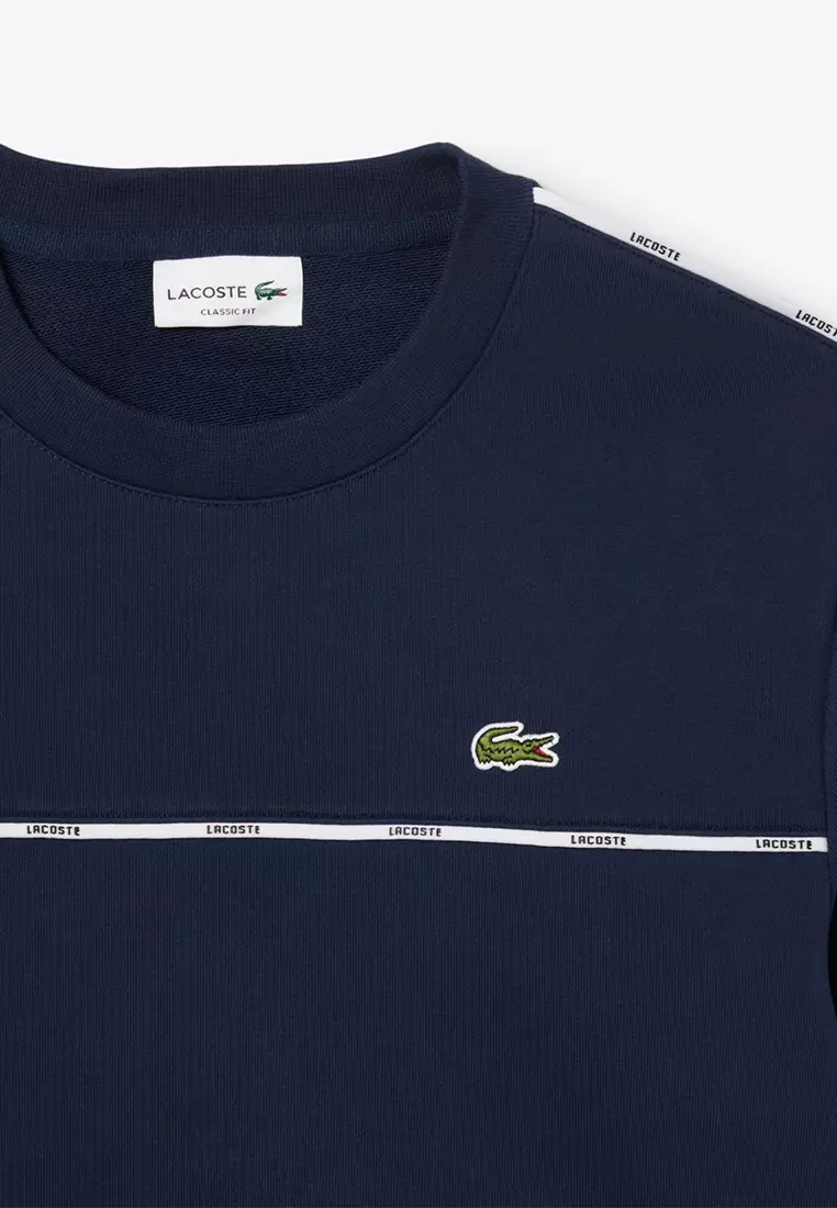 Logo Trim Fleece Sweatshirt