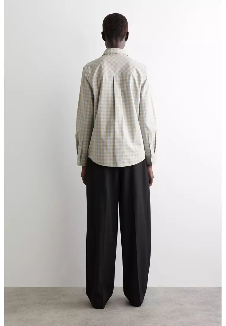 GINGHAM COTTON SHIRT