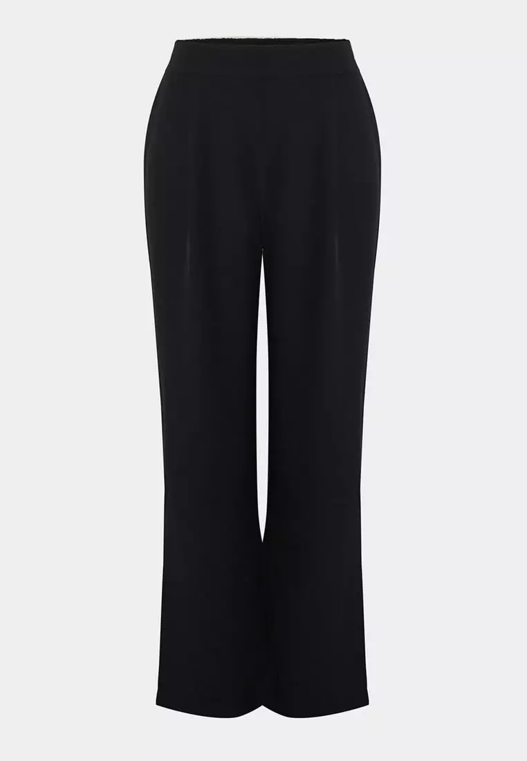 Rain Elastic Waist Pants