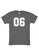 MRL Prints grey Number Shirt 06 T-Shirt Customized Jersey 8149CAA8189152GS_1