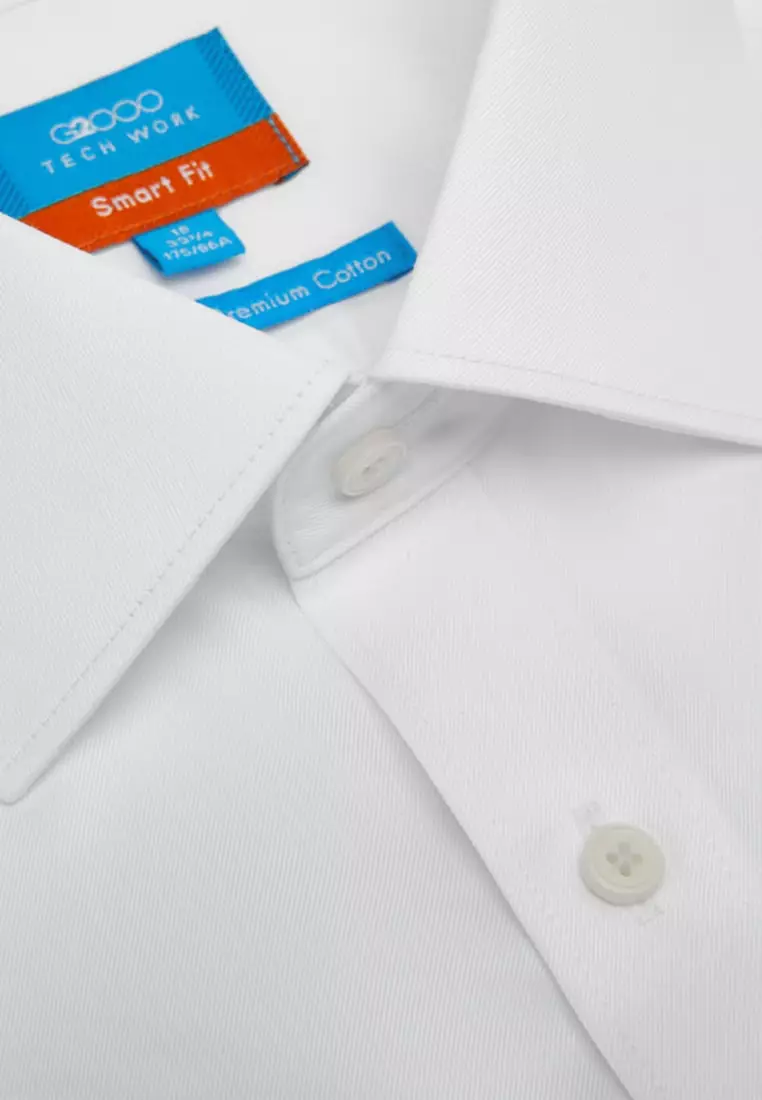 Non-Iron Fine Cotton Smart Fit Twill Shirt
