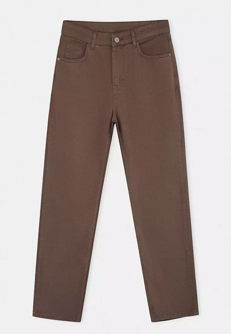 Straight Cut Denim Jeans