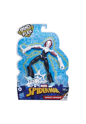 Hasbro multi Marvel Spider-Man Bend and Flex Ghost-Spider Action Figure, 6-Inch Flexible Figure, Includes Web Accessory, Ages 6 0C274TH1553284GS_1