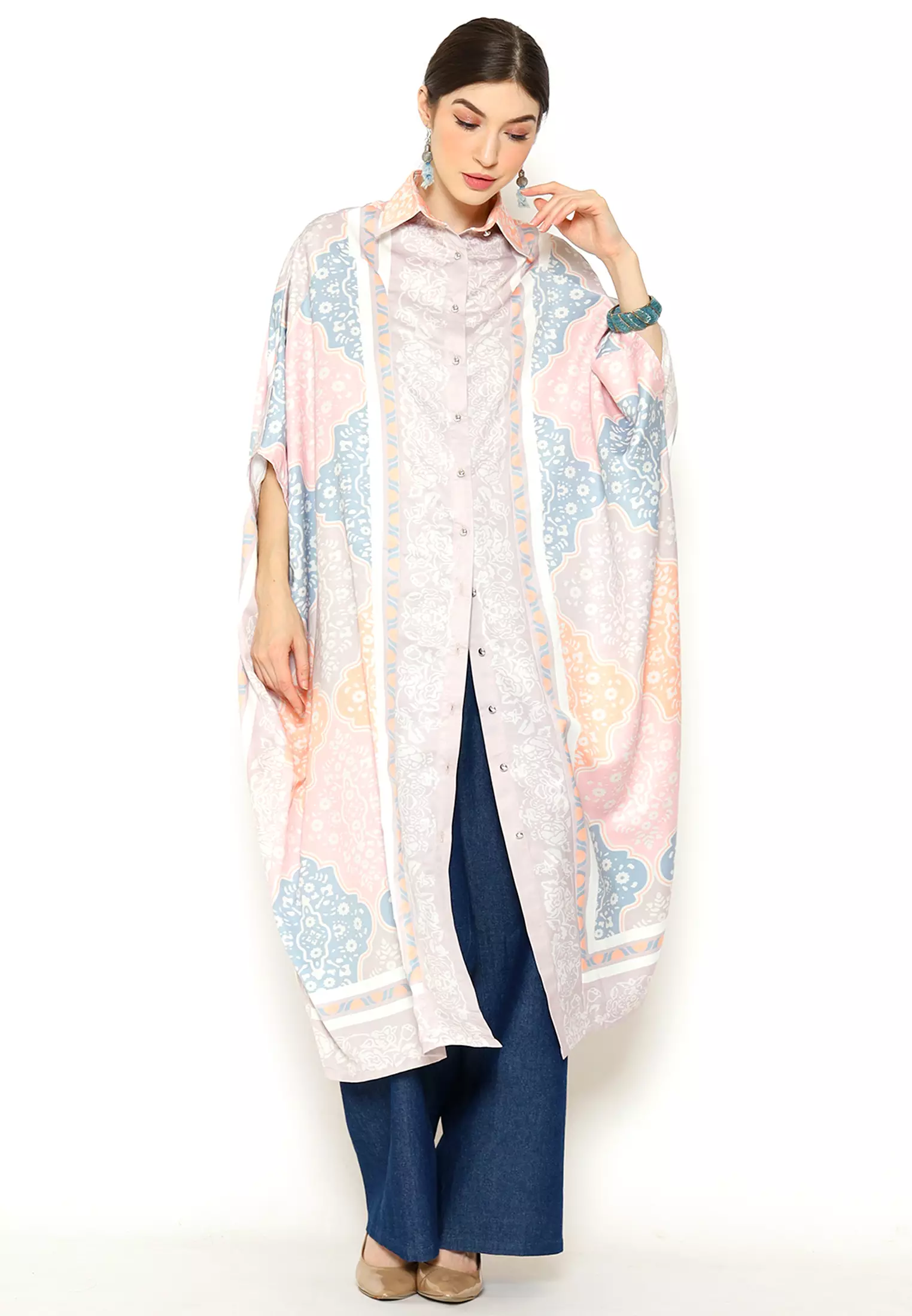 Kanzi Collared Kaftan
