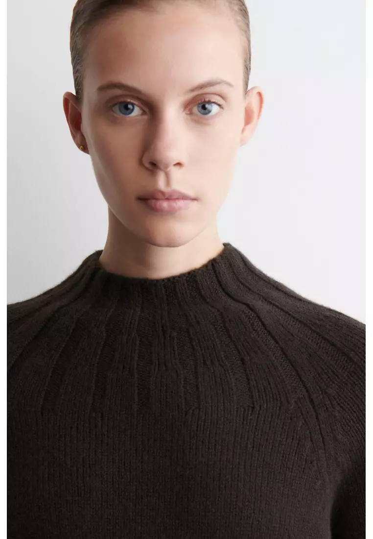 PEPLUM MERINO WOOL JUMPER