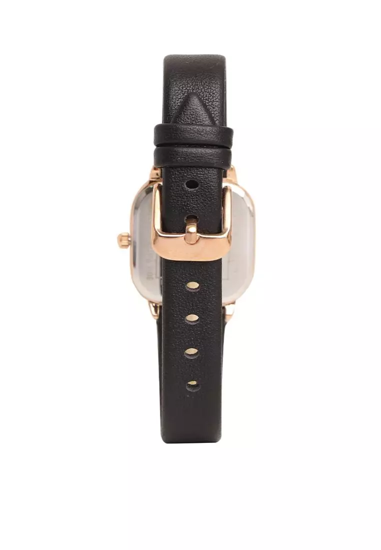 Buy Milliot & Co. Ainsley Rose Gold Leather Strap Watch 2023 Online