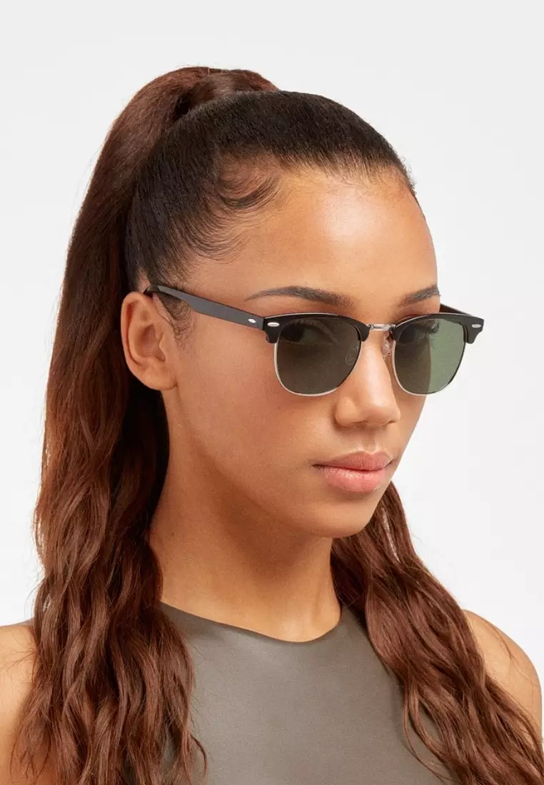 HAWKERS Classic Bold Polarized Carey Green Sunglasses For Men And Women, Unisex. Official Product Designed In Spain